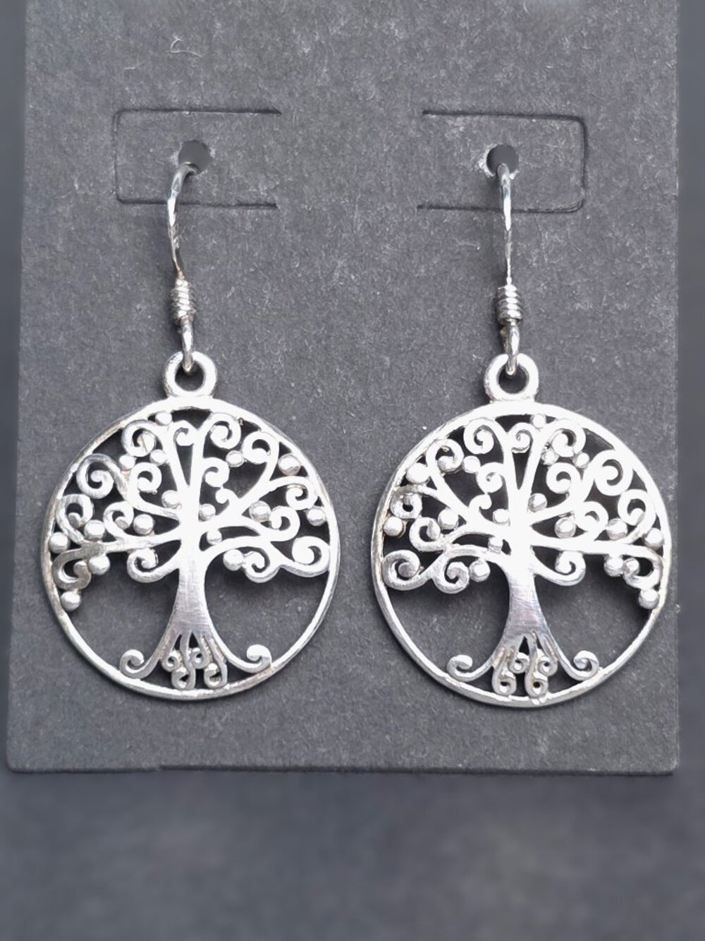 Southern Gates 925 Sterling Silver Tree of Life Oak Tree Dangle Earrings